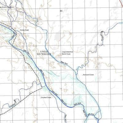 Getlost Map 8752 MOUNT BLUFFKIN Qld Topographic Map V15 1:75,000