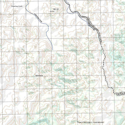 Getlost Map 8753 CONNORS RANGE Qld Topographic Map V15 1:75,000