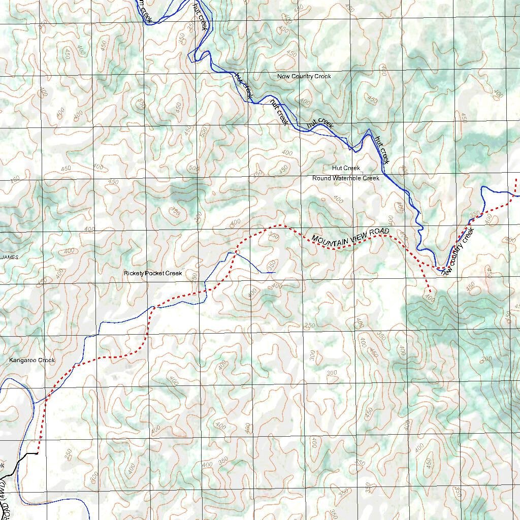 Getlost Map 8753 CONNORS RANGE Qld Topographic Map V15 175,000 by