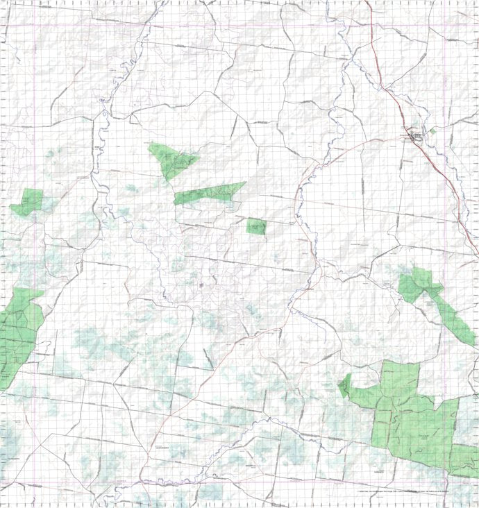 Getlost Map 8845 WANDOAN Qld Topographic Map V15 175,000 by Getlost