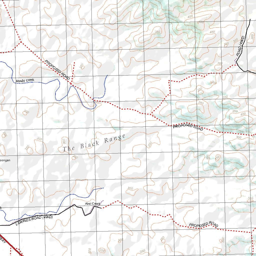 Getlost Map 8950 MOUNT Qld Topographic Map V15 175,000 map by