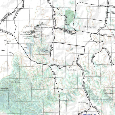 Getlost Map 9050 BAJOOL Qld Topographic Map V15 1:75,000