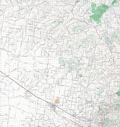 Getlost Map 9243 OAKEY Qld Topographic Map V15 1:75,000