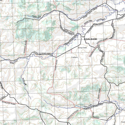 Getlost Map 9243 OAKEY Qld Topographic Map V15 1:75,000