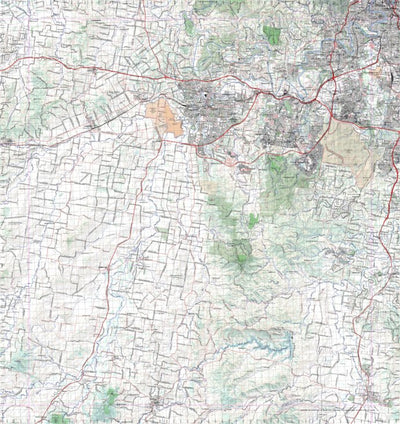 Getlost Map 9442 IPSWICH Qld Topographic Map V15 1:75,000