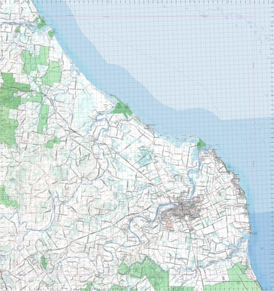 Getlost Map 9348 BUNDABERG Qld Topographic Map V15 1:75,000