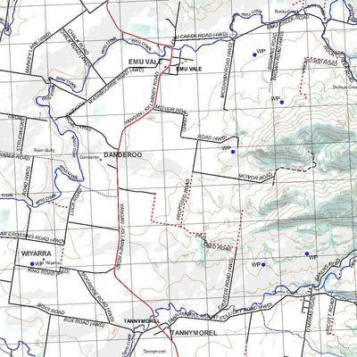 Getlost Map 9341 WARWICK Qld Topographic Map V15 1:75,000