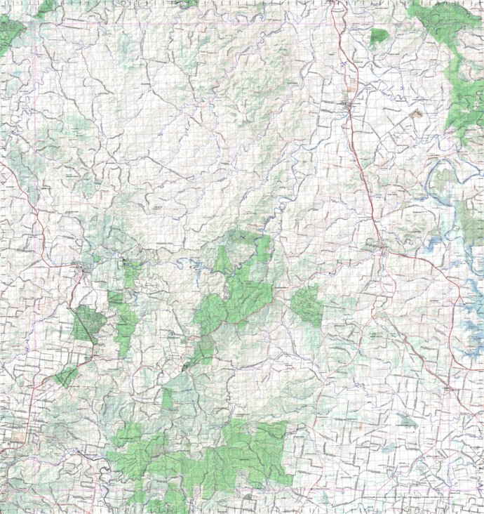 Esk Map Getlost Map 9343 ESK Qld Topographic Map V15 1:75,000 by Getlost Maps ...