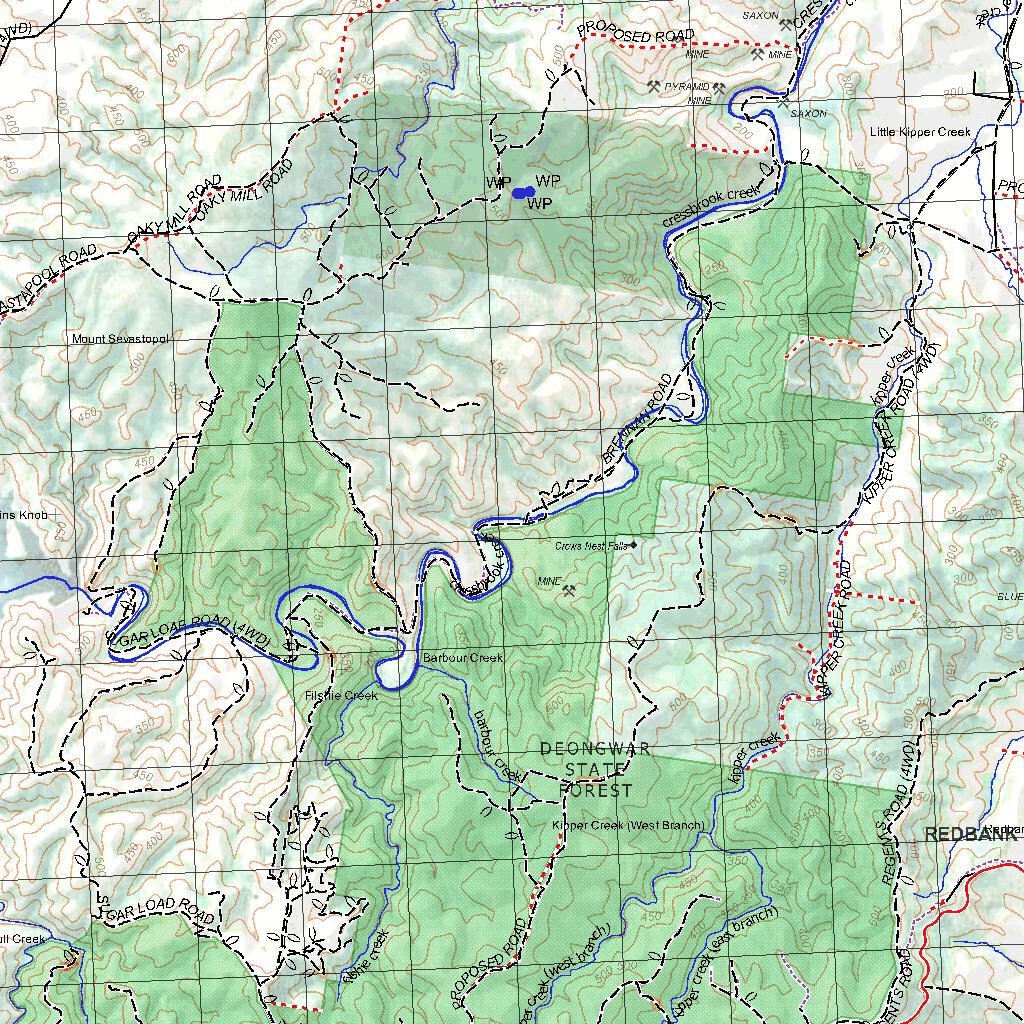 Esk Map Getlost Map 9343 ESK Qld Topographic Map V15 1:75,000 by Getlost Maps ...