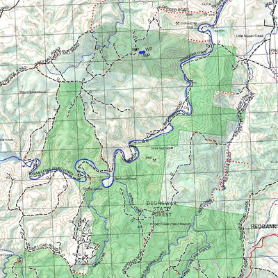 Getlost Map 9343 ESK Qld Topographic Map V15 1:75,000