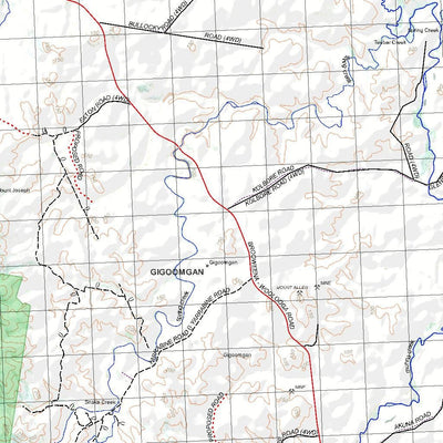 Getlost Map 9346 BIGGENDEN Qld Topographic Map V15 1:75,000