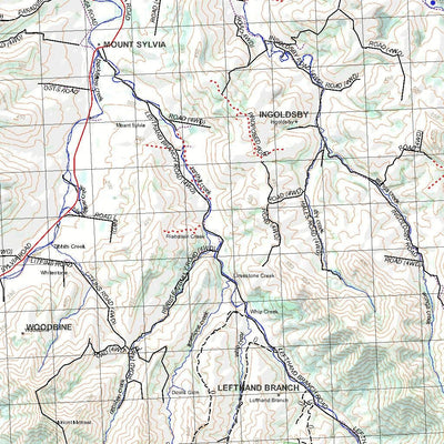 Getlost Map 9342 HELIDON Qld Topographic Map V15 1:75,000