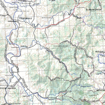 Getlost Map 9444 NAMBOUR Qld Topographic Map V15 1:75,000