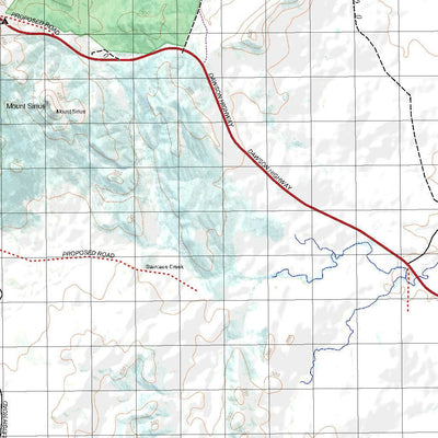 Getlost Map 8549 SPRINGSURE Qld Topographic Map V15 1:75,000