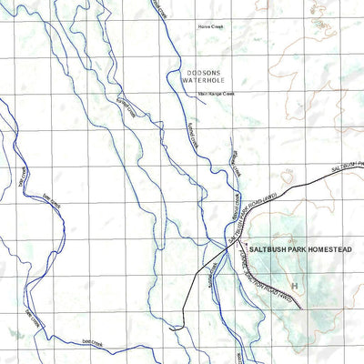 Getlost Map 8653 BOMBANDY Qld Topographic Map V15 1:75,000