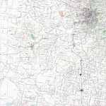 Getlost Map 9242 TOOWOOMBA Qld Topographic Map V15 1:75,000