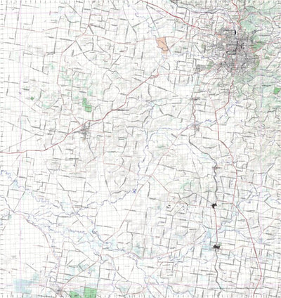 Getlost Map 9242 TOOWOOMBA Qld Topographic Map V15 1:75,000