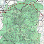 Getlost Map 9344 NANANGO Qld Topographic Map V15 1:75,000
