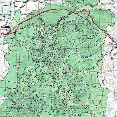 Getlost Map 9344 NANANGO Qld Topographic Map V15 1:75,000