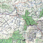 Getlost Map 9443 CABOOLTURE Qld Topographic Map V15 1:75,000