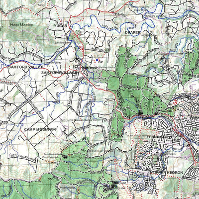 Getlost Map 9443 CABOOLTURE Qld Topographic Map V15 1:75,000