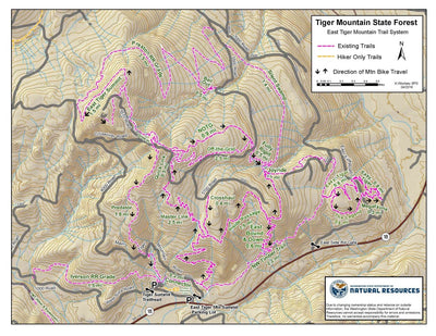 East Tiger Mountain Bike Trail System