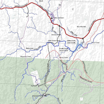 Getlost Map SF5402 CLONCURRY Australia Touring Map V15 1:250,000