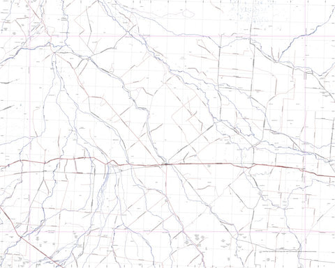 Getlost Map SF5403 JULIA CREEK Australia Touring Map V15 1:250,000
