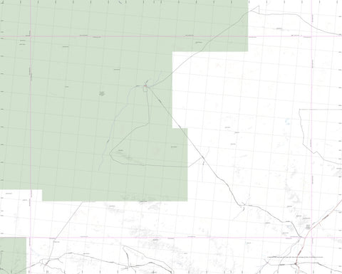 Getlost Map SF5305 MOUNT PEAKE Australia Touring Map V15 1:250,000