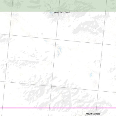 Getlost Map SF5305 MOUNT PEAKE Australia Touring Map V15 1:250,000