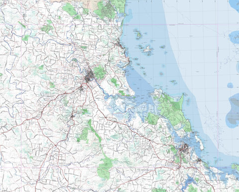 Getlost Map SF5613 ROCKHAMPTON Australia Touring Map V15 1:250,000