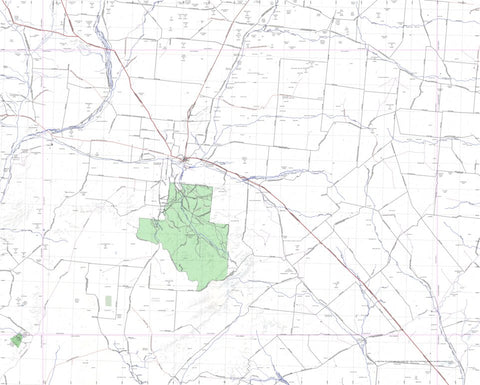 Getlost Map SF5412 WINTON Australia Touring Map V15 1:250,000