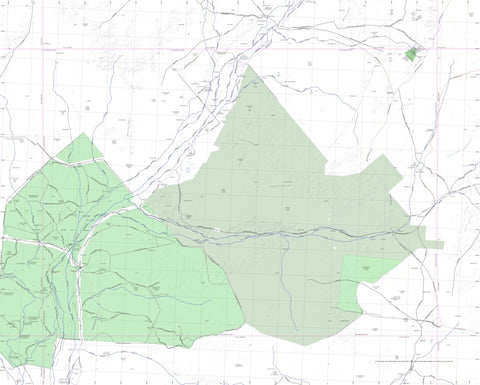 Getlost Map SF5415 BRIGHTON DOWNS Australia Touring Map V15 1:250,000
