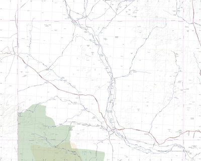 Getlost Map SF5409 GLENORMISTON Australia Touring Map V15 1:250,000
