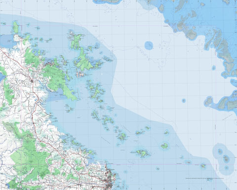 Getlost Map SF5504 PROSERPINE Australia Touring Map V15 1:250,000