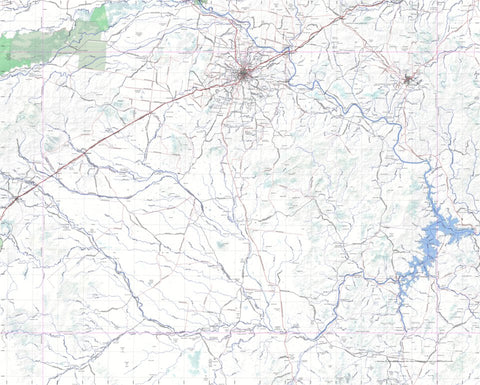 Getlost Map SF5502 CHARTERS TOWERS Australia Touring Map V15 1:250,000