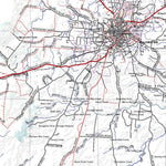 Getlost Map SF5502 CHARTERS TOWERS Australia Touring Map V15 1:250,000