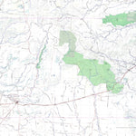 Getlost Map SF5501 HUGHENDEN Australia Touring Map V15 1:250,000