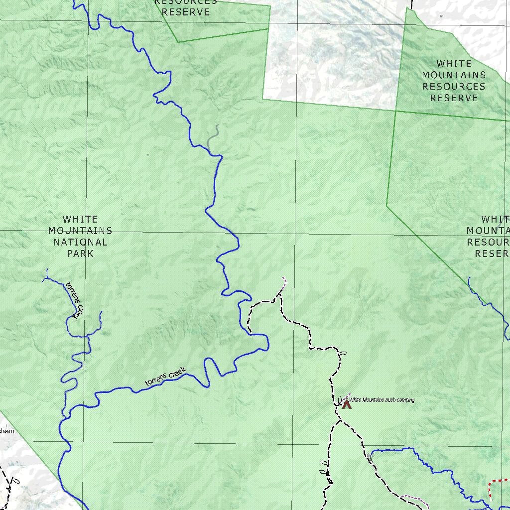 Getlost Map SF5501 HUGHENDEN Australia Touring Map V15 1250,000 map by
