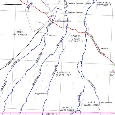 Getlost Map SG5402 MACHATTIE Australia Touring Map V15 1:250,000