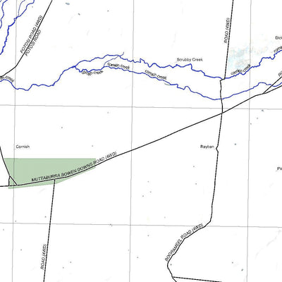 Getlost Map SF5509 MUTTABURRA Australia Touring Map V15 1:250,000