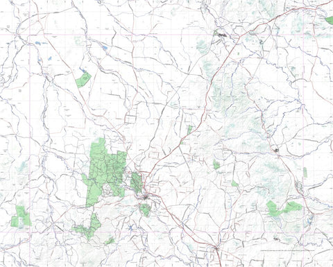 Getlost Map SF5511 CLERMONT Australia Touring Map V15 1:250,000