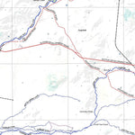 Getlost Map SF5507 MOUNT COOLON Australia Touring Map V15 1:250,000