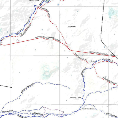 Getlost Map SF5507 MOUNT COOLON Australia Touring Map V15 1:250,000