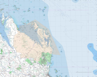 Getlost Map SF5609 PORT CLINTON Australia Touring Map V15 1:250,000