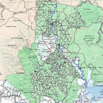 Getlost Map SF5609 PORT CLINTON Australia Touring Map V15 1:250,000