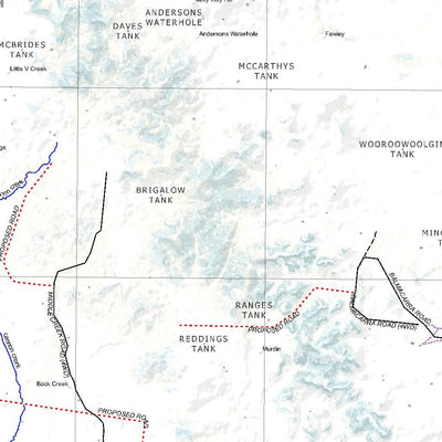 Getlost Map SG5506 AUGATHELLA Australia Touring Map V15 1:250,000