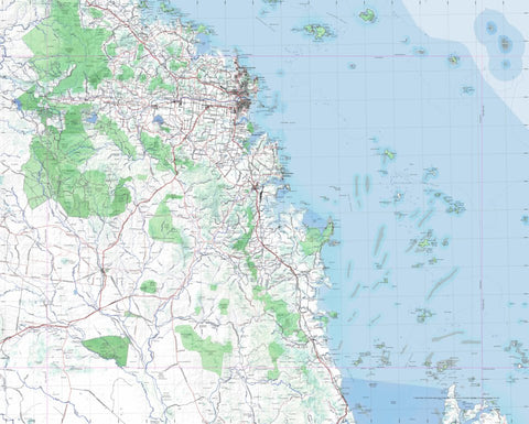 Getlost Map SF5508 MACKAY Australia Touring Map V15 1:250,000