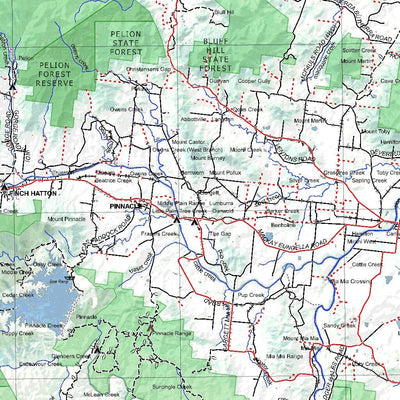 Getlost Map SF5508 MACKAY Australia Touring Map V15 1:250,000