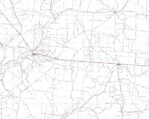Getlost Map SF5513 LONGREACH Australia Touring Map V15 1:250,000